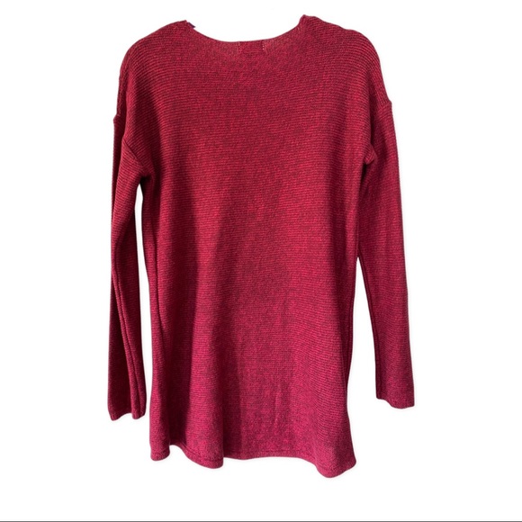 NWT Old Navy Scarlet Red V Neck Sweater - Picture 2 of 3
